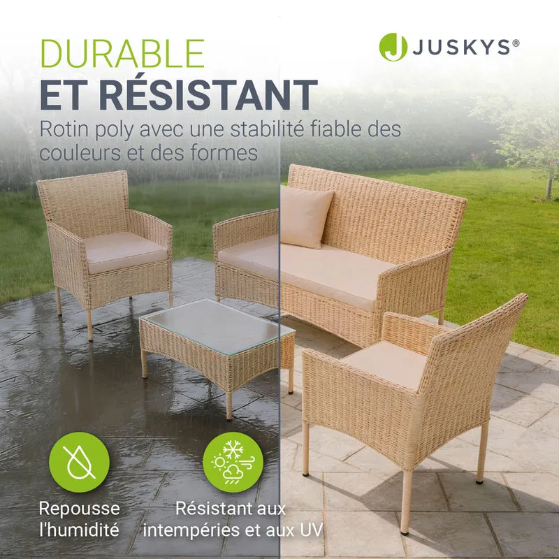 Polyrattan Sitzgruppe Fort Myers