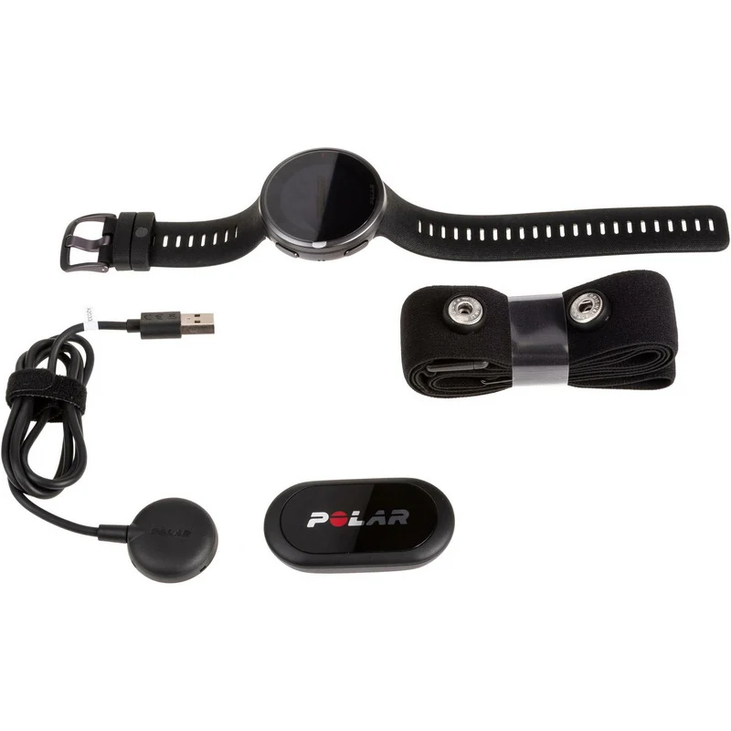 B-Ware Polar VANTAGE V2 Sportuhr Laufuhr Bundle GPS H10 Brustgurt Schwarz Größe M / L