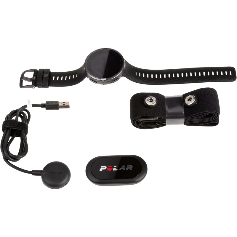B-Ware Polar VANTAGE V2 Sportuhr Laufuhr Bundle GPS H10 Brustgurt Schwarz Größe M / L