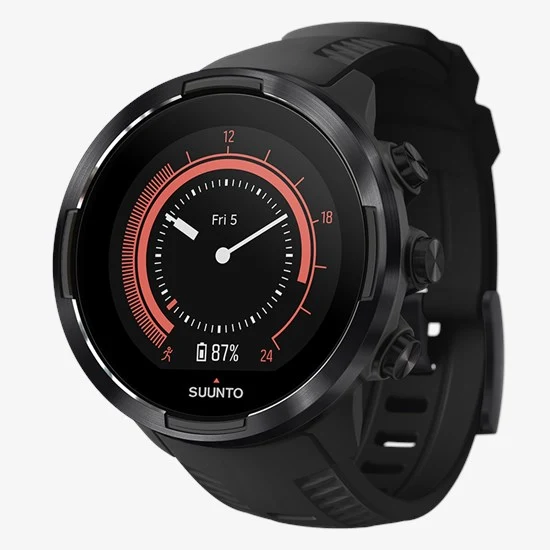 B-Ware SUUNTO 9 All Black Smartwatch GPS Uhr Smart-Uhr Fitnesstracker Sportuhr schwarz