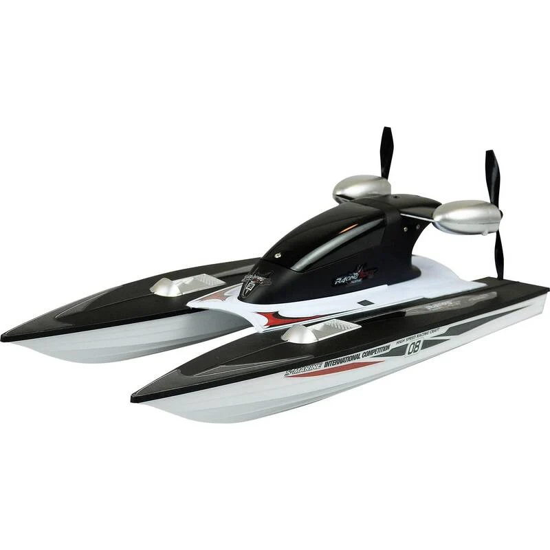 B-Ware Amewi RC Motorboot Propeller Speed Catamaran Modellboot ferngesteuert 361mm