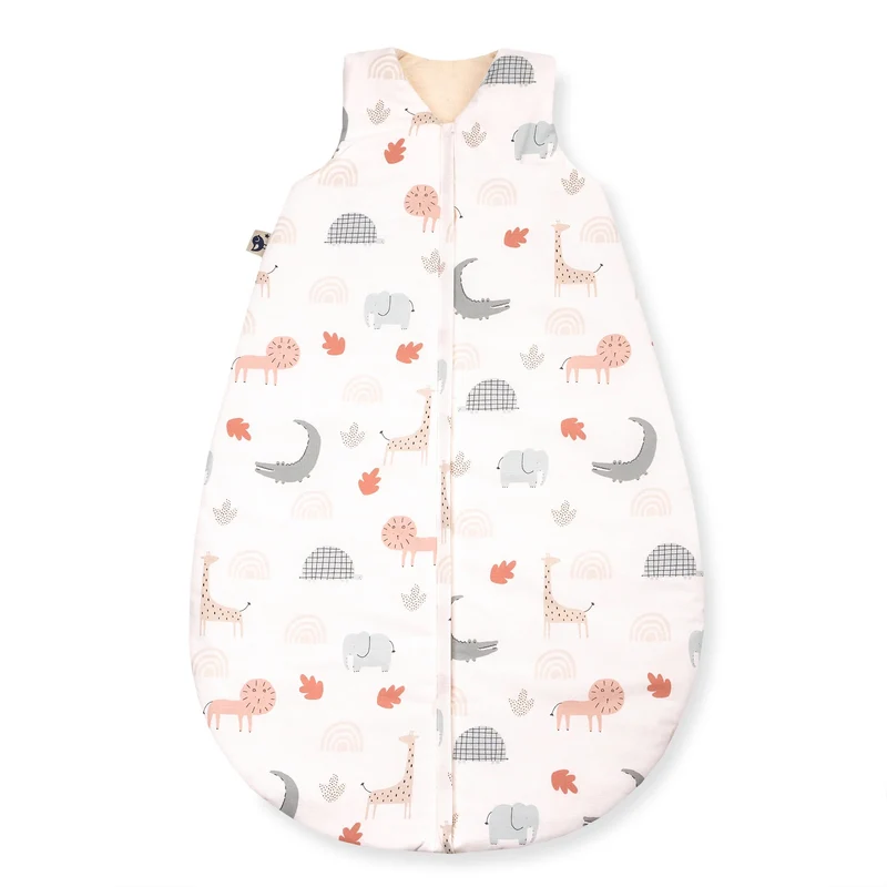 B-Ware Zöllner Schlafsack Babyschlafsack Organic Wild Friends 110cm Schlafhilfe Baby