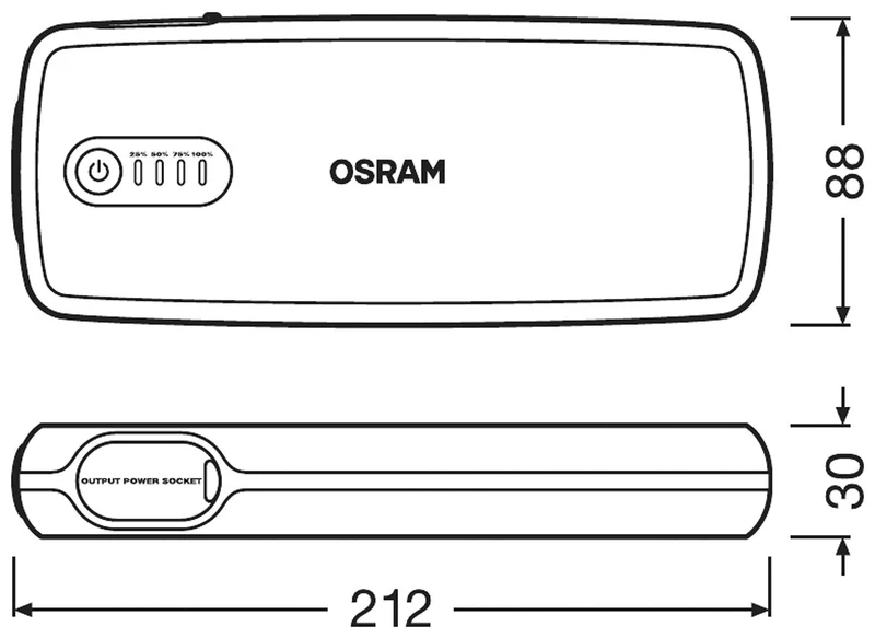 B-Ware Osram Auto Schnellstartsystem BATTERYstart 400 OBSL400c SIEHE TEXT/FOTO