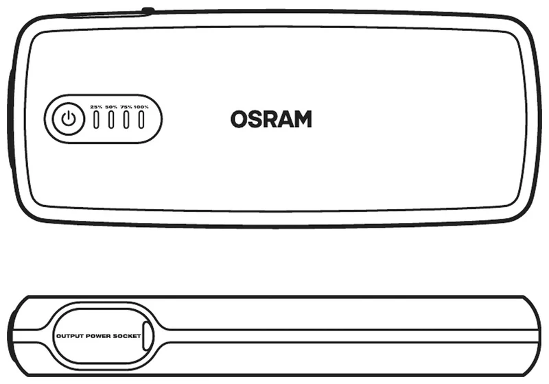 B-Ware Osram Auto Schnellstartsystem BATTERYstart 400 OBSL400c SIEHE TEXT/FOTO