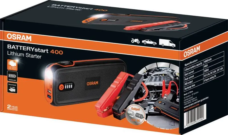 B-Ware Osram Auto Schnellstartsystem BATTERYstart 400 OBSL400c SIEHE TEXT/FOTO