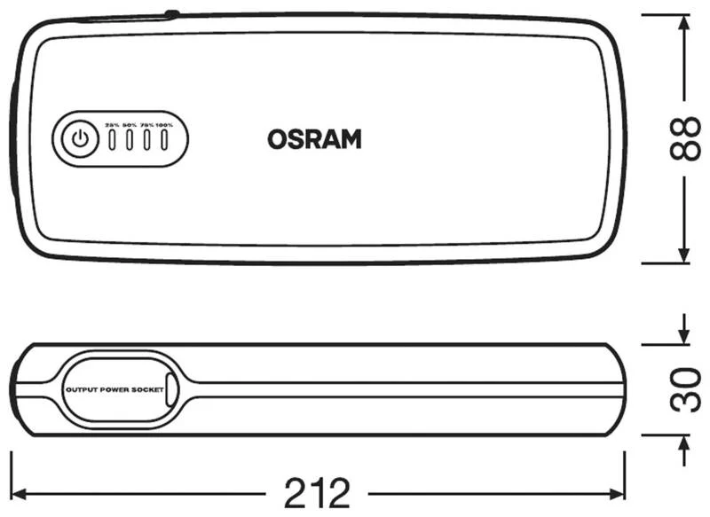 B-Ware Osram Auto Schnellstartsystem BATTERYstart 400 OBSL400c SIEHE TEXT/FOTO