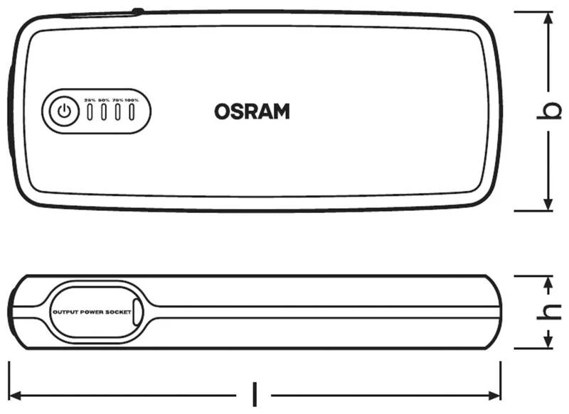 B-Ware Osram Auto Schnellstartsystem BATTERYstart 400 OBSL400c SIEHE TEXT/FOTO