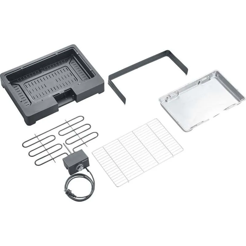 B-Ware Severin Elektro Tischgrill PG 8566 Grillgerät mit Kontrollleuchte schwarz 2200W