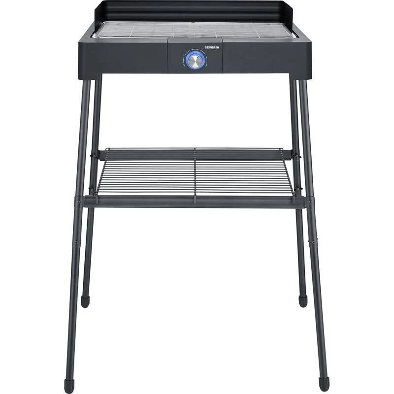 B-Ware Severin Elektro Tischgrill PG 8566 Grillgerät mit Kontrollleuchte schwarz 2200W