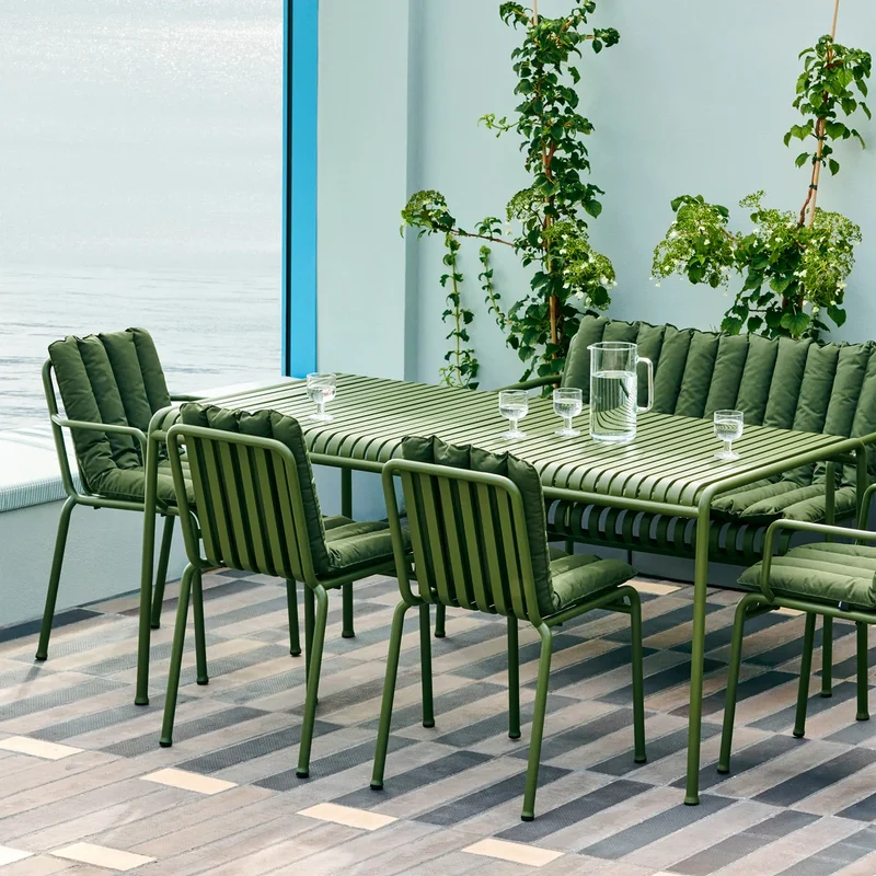 B-Ware HAY Sitzauflage Kissen Polster Dining Bench creme Palissade Kollektion Outdoor