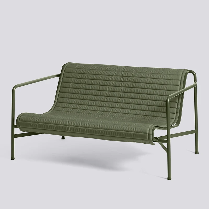 B-Ware Hay Palissade Quilted Cushion für Lounge Sofa Sitzauflage Polsterauflage olive