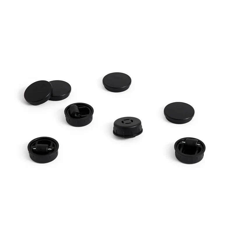 B-Ware HAY Container Füße Rollen Satz Set Polypropylen PP schwarz Facet für Container