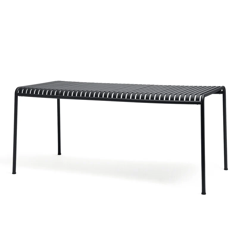 B-Ware Hay Palissade Tisch Terrassentisch Gartentisch Balkontisch anthrazit 170 x 90 cm