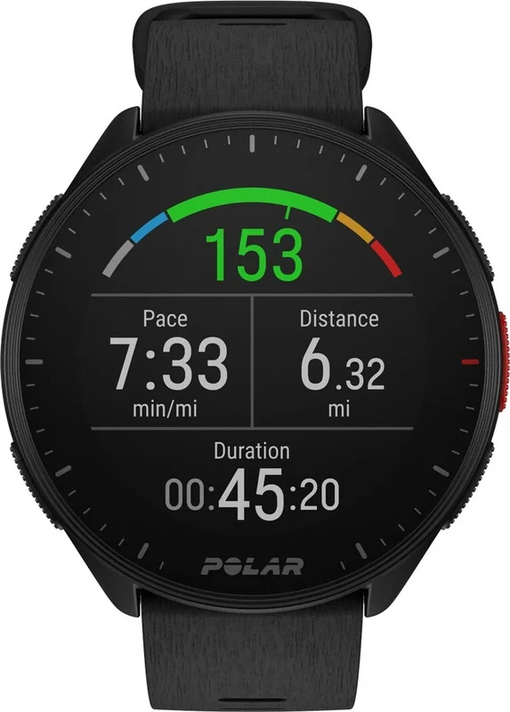 D-Ware Polar Pacer GPS-Laufuhr Smartwatch Uhr Sport Pulsuhr night black DEFEKTWARE