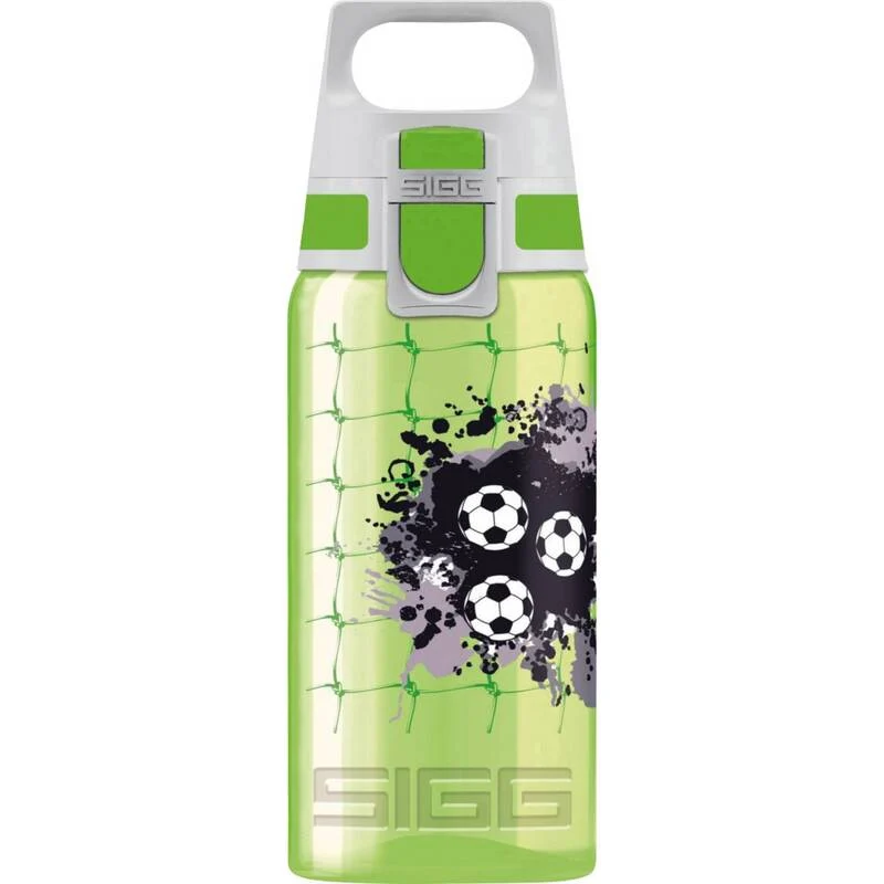 2x B-Ware SIGG Trinkflasche Flasche VIVA ONE Football 0,5 L Getränkebehälter Grün 2 STÜCK