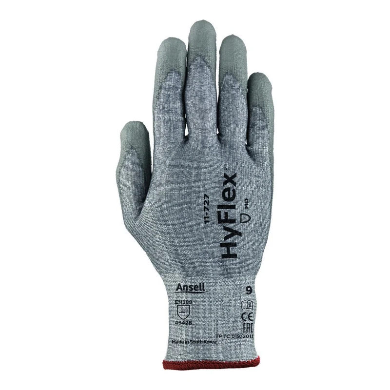 B-Ware Ansell Handschuh Schnittschutz Arbeitshandschuh HyFlex 11-727 Größe 8 12 Paar