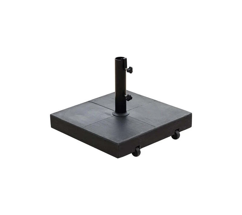 B-Ware Cane-line Base auf Rädern Sonnenschirmständer Schirmständer Sonnenschirmgewicht