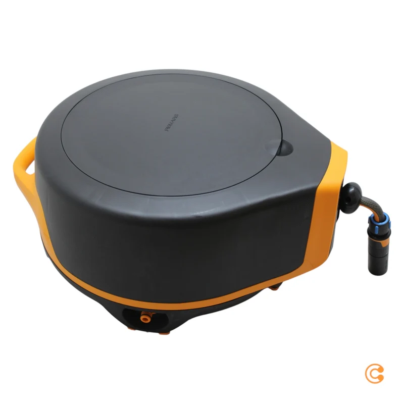 B-Ware Fiskars Wasserwagen Bewässerungssystem Waterwheel XL Gartenwagen 25m 360°