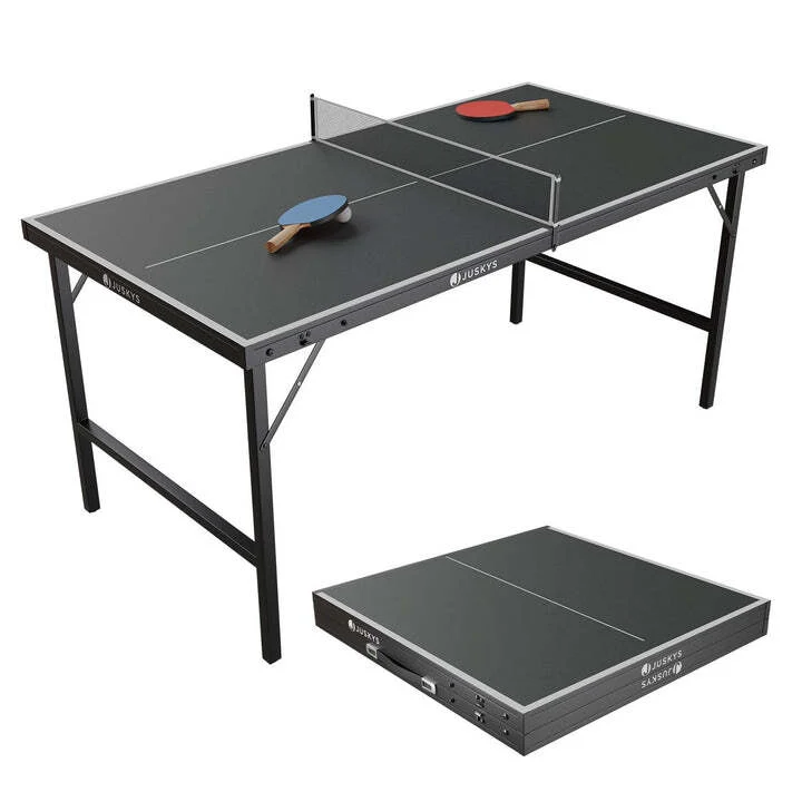 B-Ware Mini Tischtennisplatte Flexi Tischtennisplatte klappbar tragbar inkl. Netz