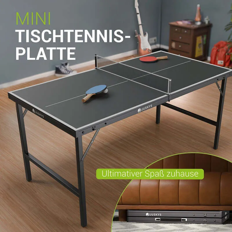 B-Ware Mini Tischtennisplatte Flexi Tischtennisplatte klappbar tragbar inkl. Netz
