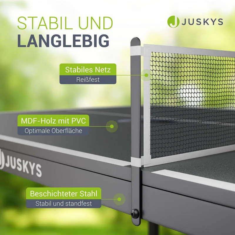 B-Ware Mini Tischtennisplatte Flexi Tischtennisplatte klappbar tragbar inkl. Netz
