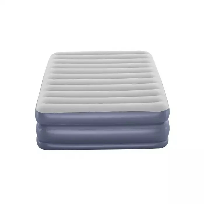 B-Ware BESTWAY Luftmatratze Tritech Queen Gästebett 203x152x51cm mit Pumpe robust PVC
