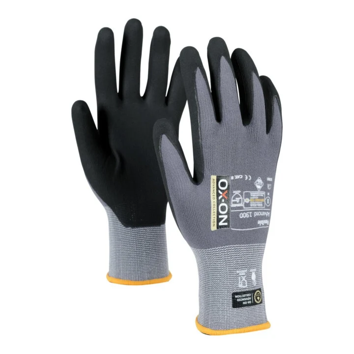B-Ware OX-ON Schnittschutzhandschuhe Größe 6 Advanced 1900 Arbeitshandschuhe 12 Paar
