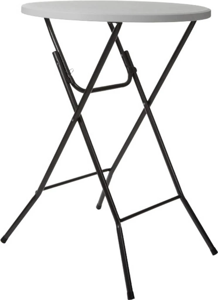 18x B-Ware Perel Stehtisch Campingmöbel Partytisch Gartentisch Weiß bis 80 kg 18 STÜCK