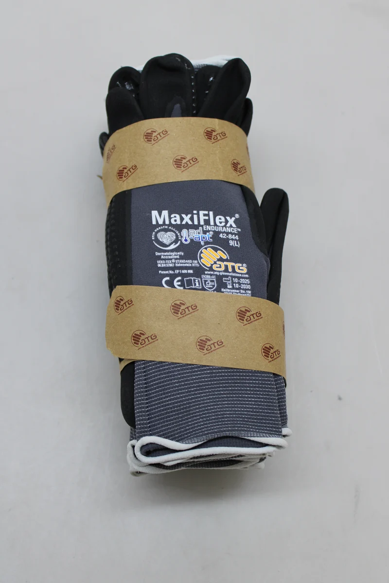 12x B-Ware ATG Montage Arbeitshandschuh MaxiFlex Endurance Größe 9 Nitrilschaum 12 PAAR