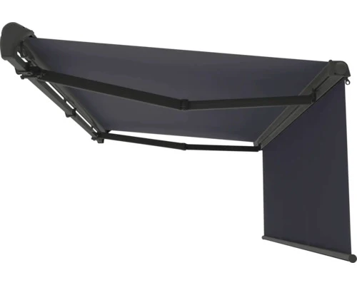 B-Ware Markise Sonnenschutz Balkon Terrasse Vernazza Halbkassettenmarkise Anthrazit