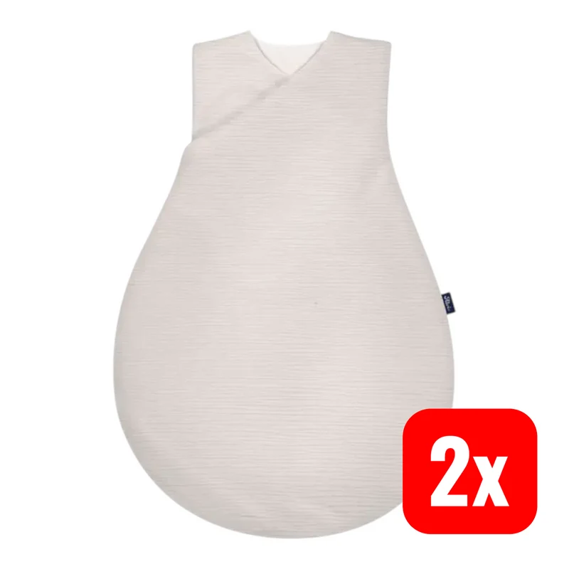2x B-Ware Alvi Schlafsack Baby Schlafhilfe Mäxchen Musselin Oat 70cm Ganzjahr 2 STÜCK