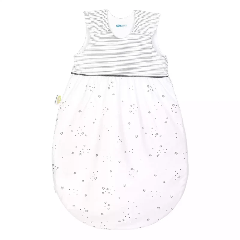 B-Ware Odenwälder Schlafsack Babyschlafsack Timmi Cool Coolmax Jersey Stern grau 110 cm