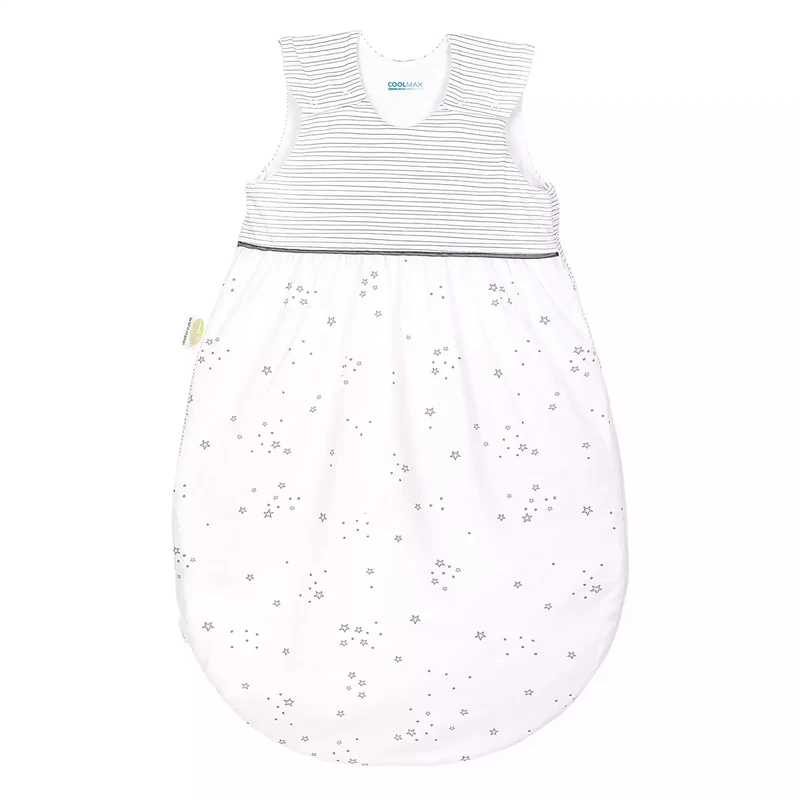B-Ware Odenwälder Schlafsack Babyschlafsack Timmi Cool Coolmax Jersey Stern grau 110 cm