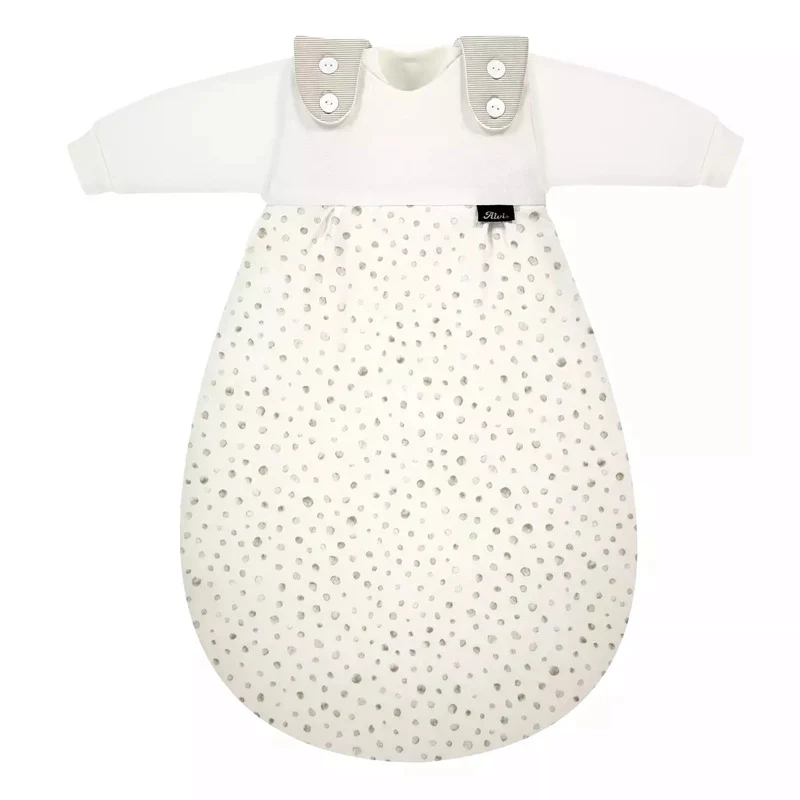 B-Ware Alvi Schlafsack Innensack Baby-Mäxchen Mäxchen Aqua Dots Größe 44 Beige