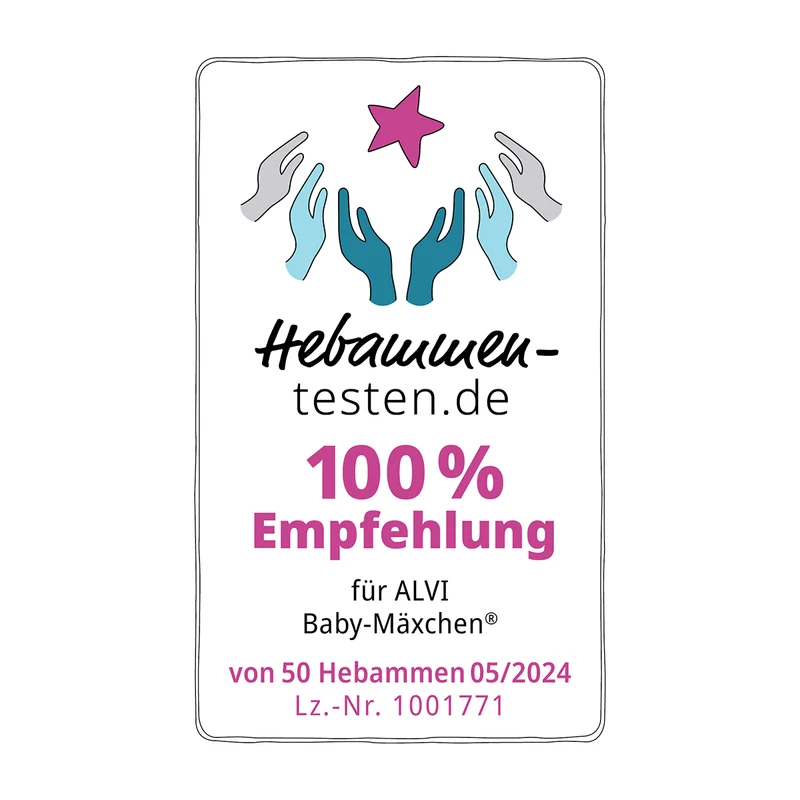 B-Ware Alvi Schlafsack Set Strampelsack Baby Mäxchen Aqua Dot Größe 50 56 Baumwolle