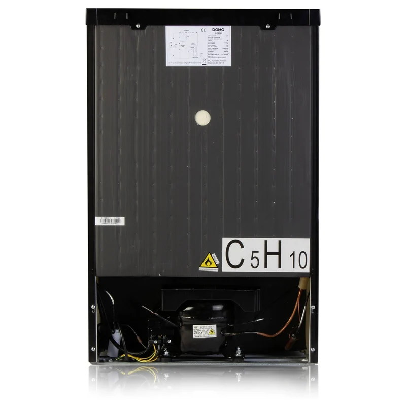 B-Ware DOMO DO91124 Kühlschrank Kühlgerät Minibar 108l Standgerät Schwarz matt