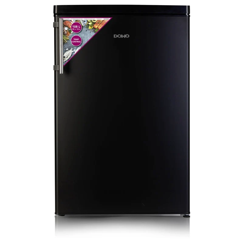 B-Ware DOMO DO91124 Kühlschrank Kühlgerät Minibar 108l Standgerät Schwarz matt