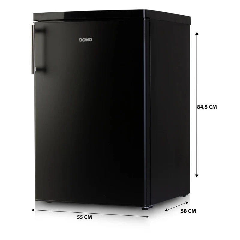 B-Ware DOMO DO91124 Kühlschrank Kühlgerät Minibar 108l Standgerät Schwarz matt