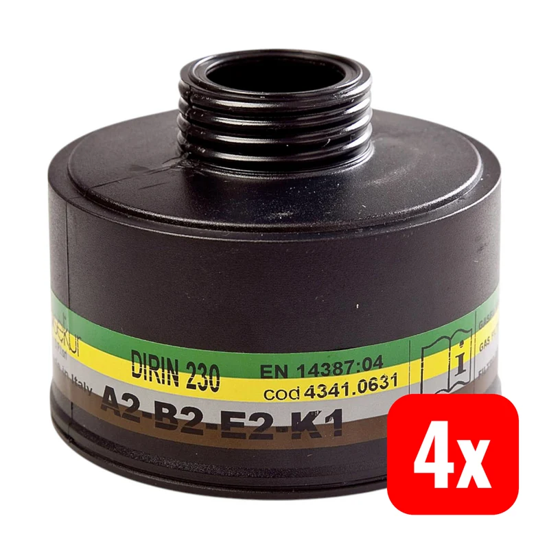 4x B-Ware EKASTU Sekur Mehrbereichsfilter DIRIN 230 A2B2E2K1 422 760 A2B2E2K1 4 STÜCK