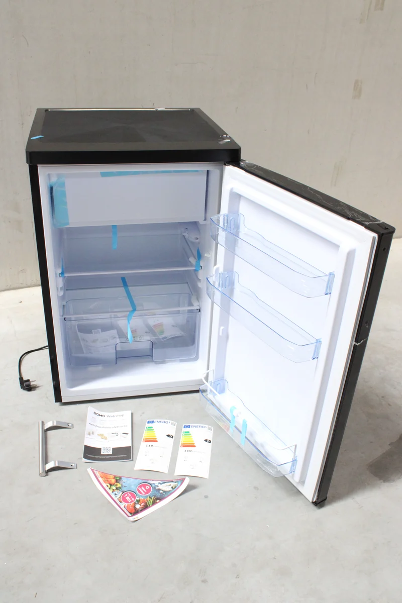 DOMO DO91124 Kühlschrank Minibar 108l Standgerät Schwarz SIEHE TEXT/FOTO