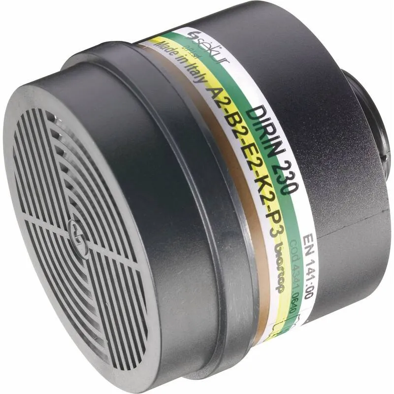 3x B-Ware Ekastu Mehrbereichsfilter Kombifilter Gasmaske A2B2E2K2P3 Kunststoff 3 STÜCK