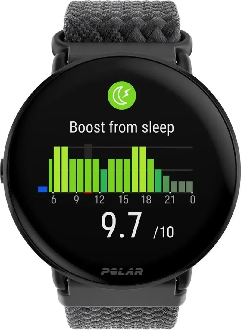 B-Ware POLAR Sportuhr Fitnessuhr GPS Uhr Ignite 3 Armband Schwarz Größe S M L Unisex