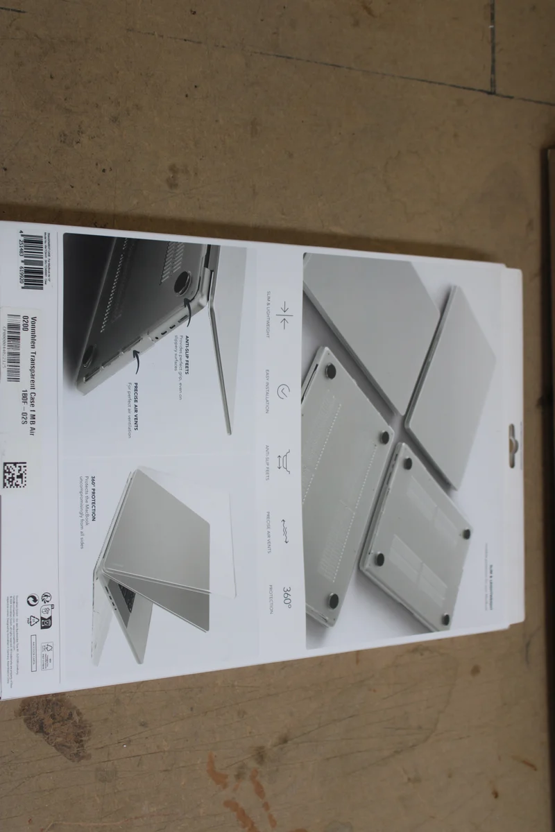 B-Ware Vonmählen Hülle Case Schutzhülle MacBook Air 2022 Transparent Notebook Klar