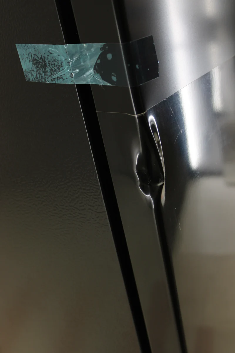 D-Ware Bomann VS7255 Kühlschrank Vollraum schwarz 45cm E 87L Standgerät Mini DEFEKTWARE