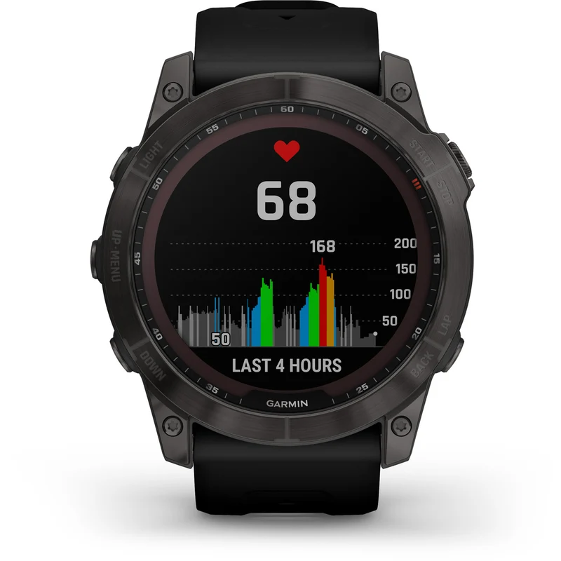 B-Ware Garmin Uhr Smartwatch GPS Sportuhr Fenix 7X Sapphire Solar Carbon Grey Onesize