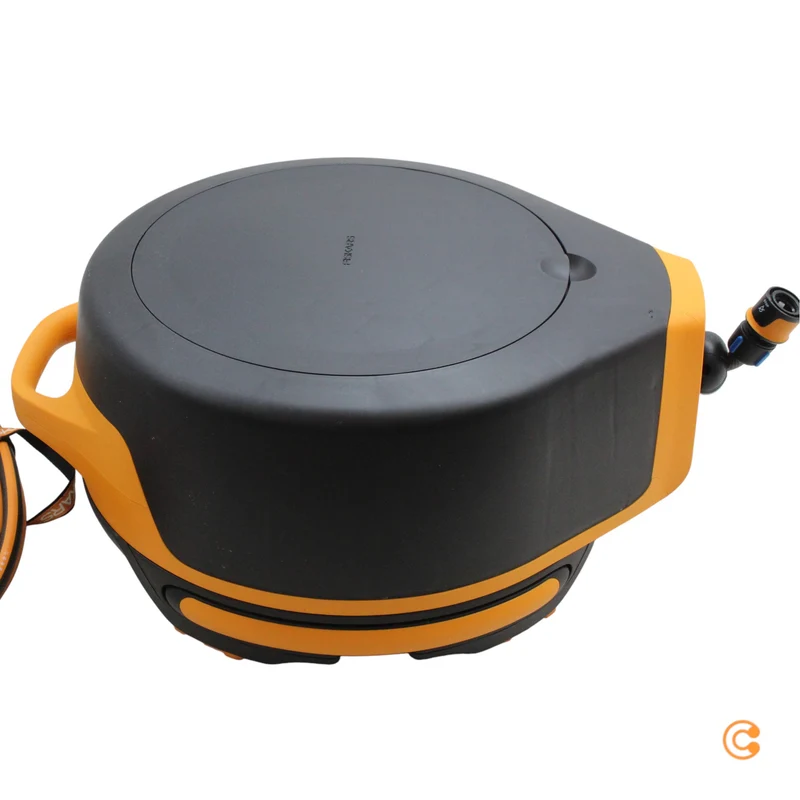 B-Ware Fiskars Schlauchwagen Gartenschlauch X-Series Waterwheel XL Schwarz Orange 27 m