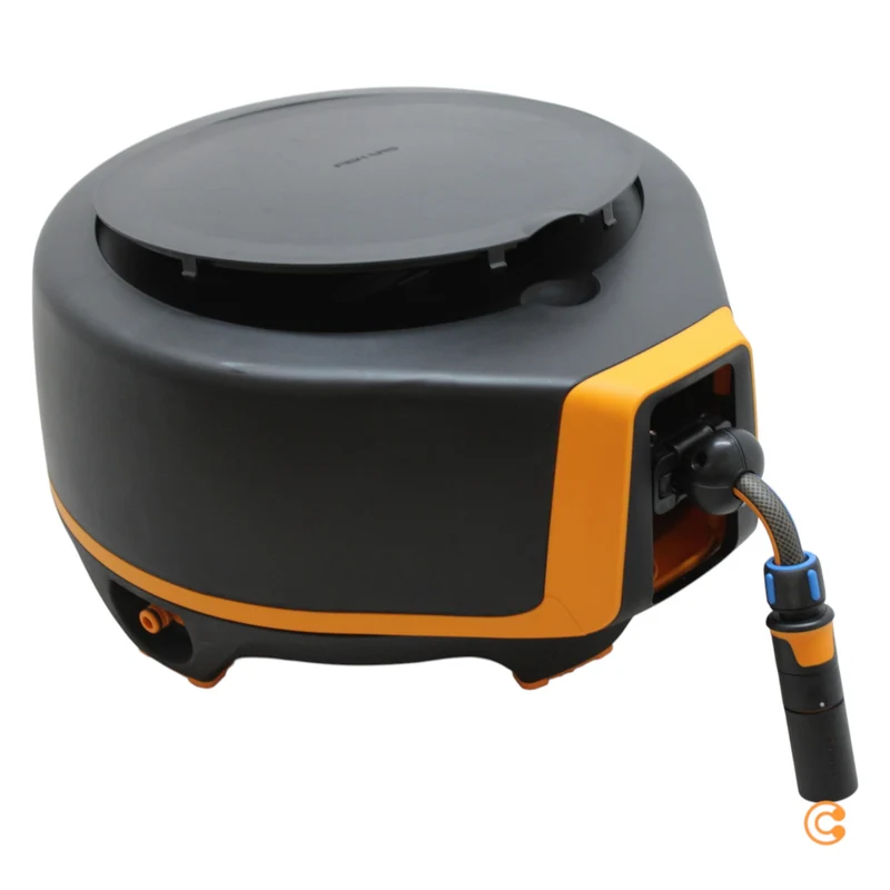 B-Ware Fiskars Schlauchbox Schlauchtrommel X-Series Waterwheel Automatisch XL Set
