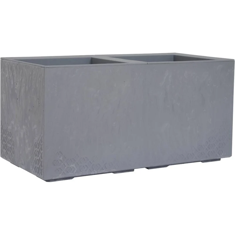 B-Ware Siena Garden FARO STONE LA936-70 Pflanzkasten Polypropylen Beton-Optik332
