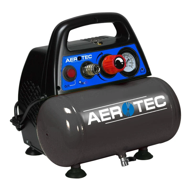 B-Ware Aerotec Kompressor Druckluft Kompressor Airliner 6 200l/min 1,1kW ölfrei 6l