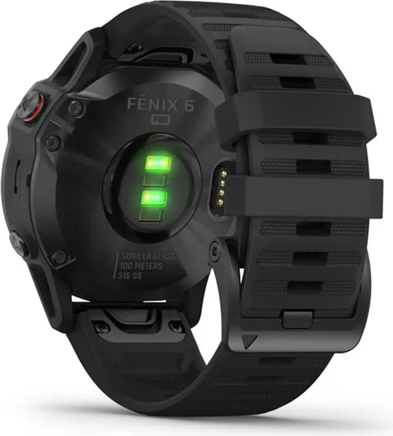 B-Ware Garmin Sportuhr Uhr Smartwatch fenix 6 PRO Schwarz 47mm GPS Fitnessuhr Onesize